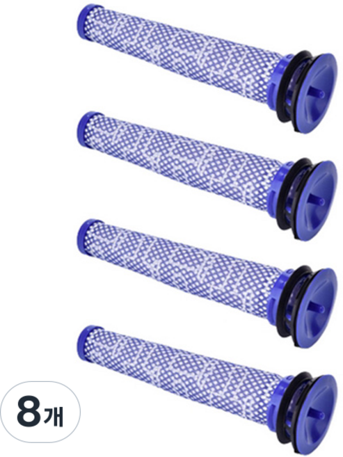 콜리의잡화점 다이슨 v6 v7 v8 호환 프리필터, 8개