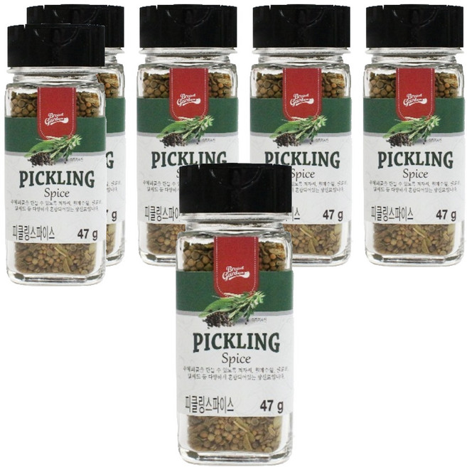 브레드가든 피클링 스파이스, 47g, 6개