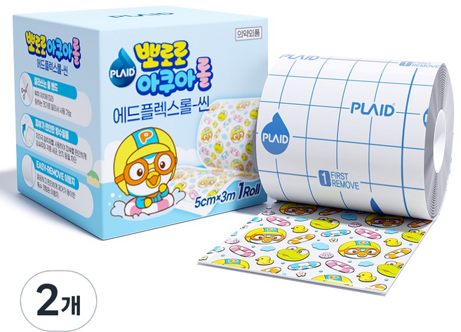 플레이드 에드플렉스롤 씬, 1개입, 2개