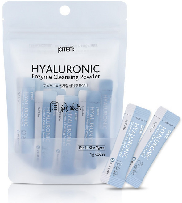 프레티 히알루로닉 엔자임 클렌징 파우더, 1g, 20개
