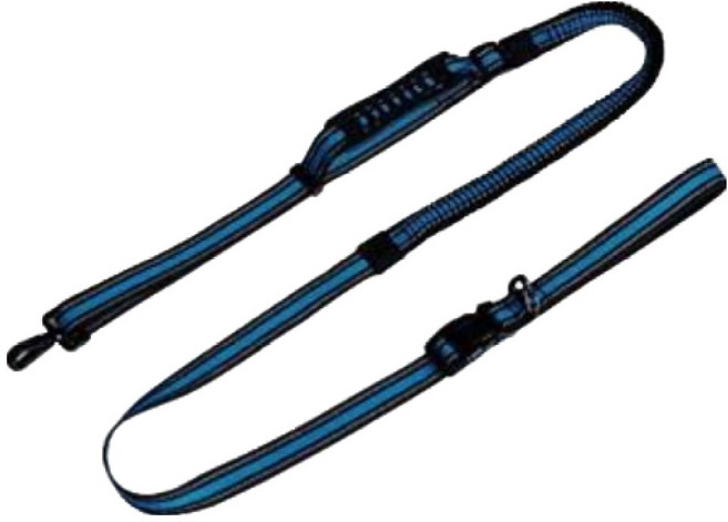 퍼플펫 강아지 핸즈프리 리드줄, 블루, 1개