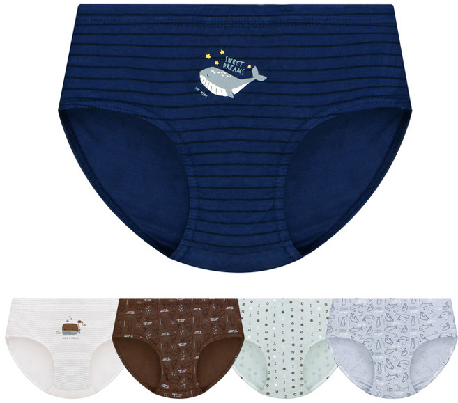 엠알키즈 고래의 꿈 삼각팬티 5종 세트