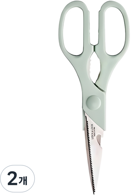 락앤락 컬러풀 주방 가위, 민트, 2개