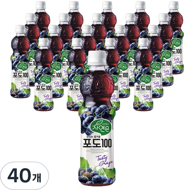 자연은 포도 100, 500ml, 40개