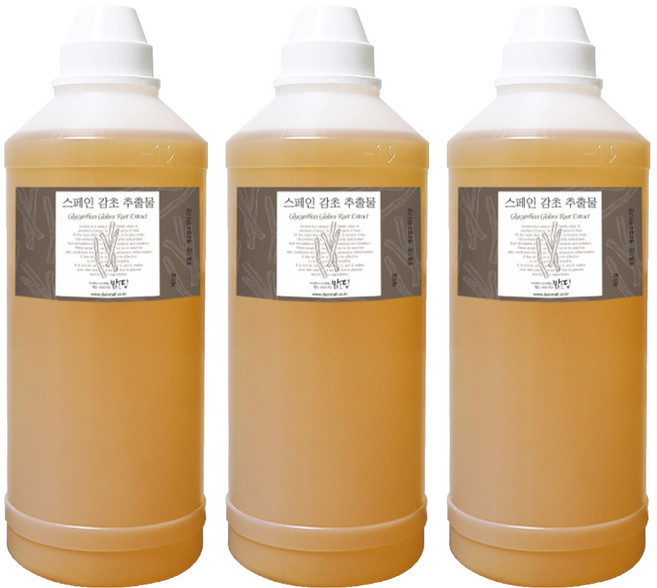 맑을담 스페인감초추출물 에센스, 1L, 3개