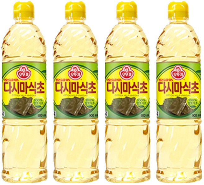 오뚜기 다시마식초, 900ml, 4개