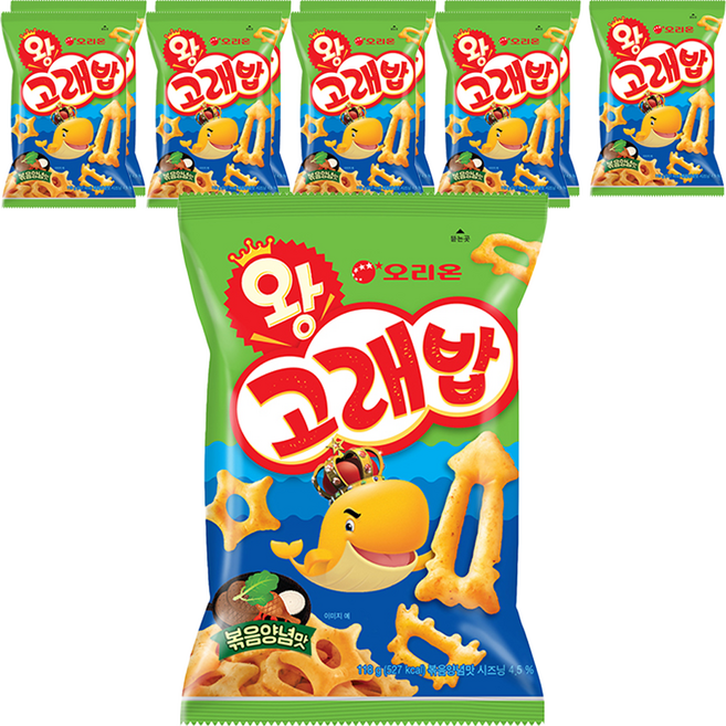 ORION 好麗友 大鯨魚米餅 烤拌調味口味, 118g, 10個