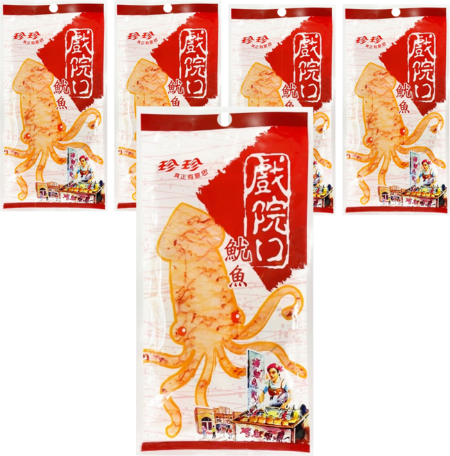 珍珍 戲院口原味片, 21g, 5包