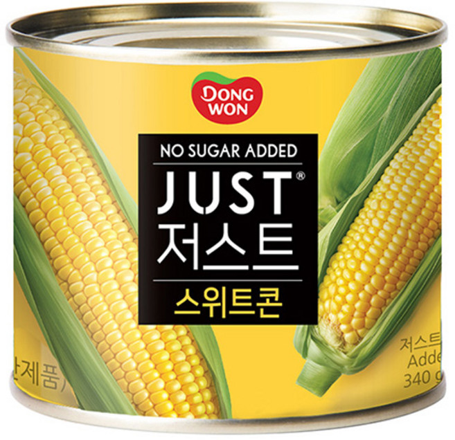동원 JUST 노슈가 스위트콘, 340g, 1개