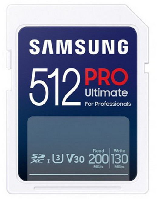 SAMSUNG 三星 2024 PRO Ultimate SD 記憶卡 公司貨 單眼/數位相機/攝影機/筆電, 512GB, 1個