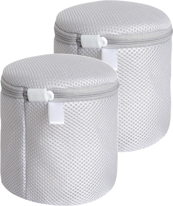 Axis 艾克思 三明治加厚密網2件組 貼身衣物專用洗衣袋, 灰色, 1組