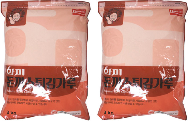 화미 돈까스 튀김가루 베타믹스, 3kg, 2개