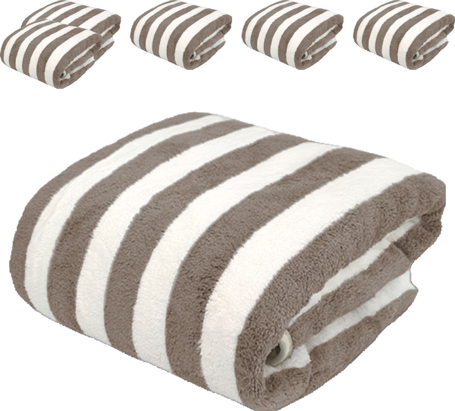 원이네 소프트 바스타월 70 × 140cm 300g 코랄 벨벳, 브라운, 6개