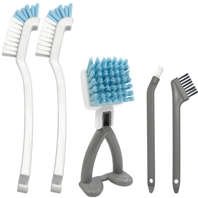 핌 다용도 브러쉬 2p + 스탠드업 브러쉬 1p + 미니틈새솔 2p, 혼합색상, 1세트