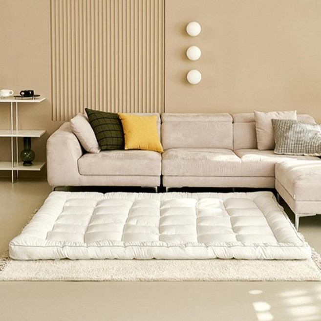 ZINUS 床墊被, 白色