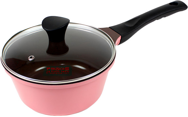 Kitchen-Art 陶瓷單柄鍋, 18cm, 粉色, 1個
