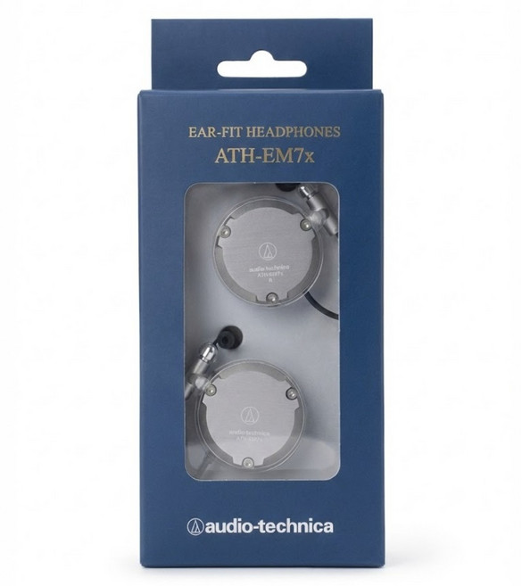 audio-technica 鐵三角 耳掛式耳機, 銀色, ATH-EM7x