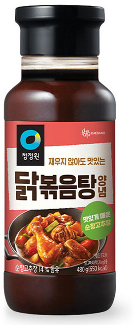 청정원 닭볶음탕 양념, 480g, 1개