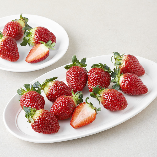 올푸릇 유기농 인증 육보딸기, 500g, 1개