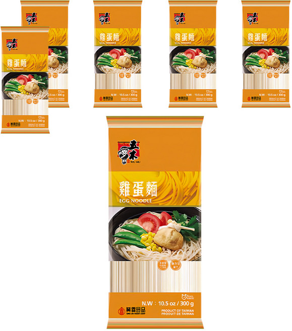 五木 雞蛋麵, 300g, 6包