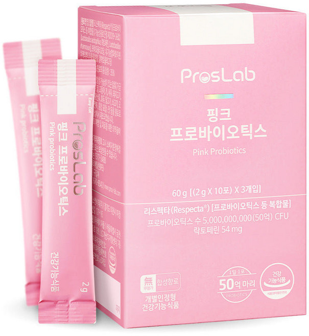 프로스랩 핑크 프로바이오틱스 여성 유산균, 60g, 1개