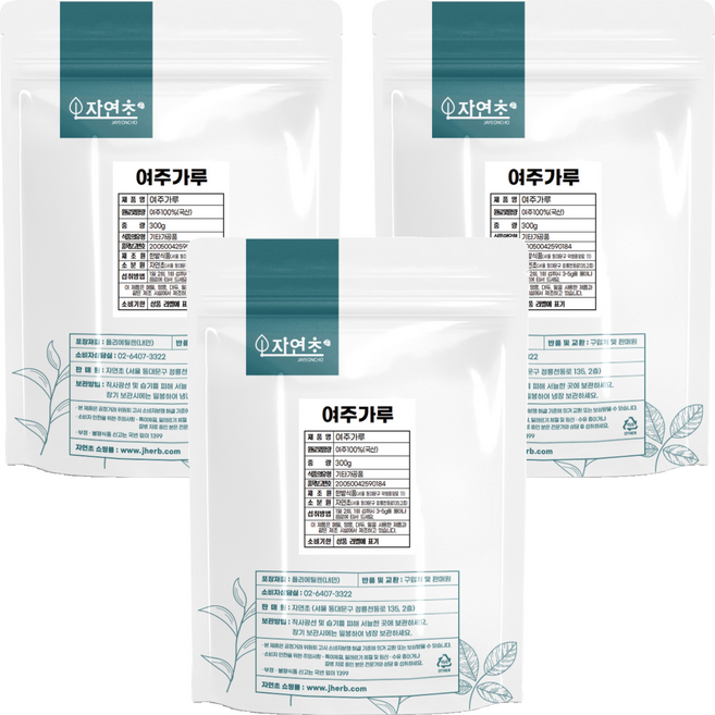 자연초 여주가루, 300g, 3개