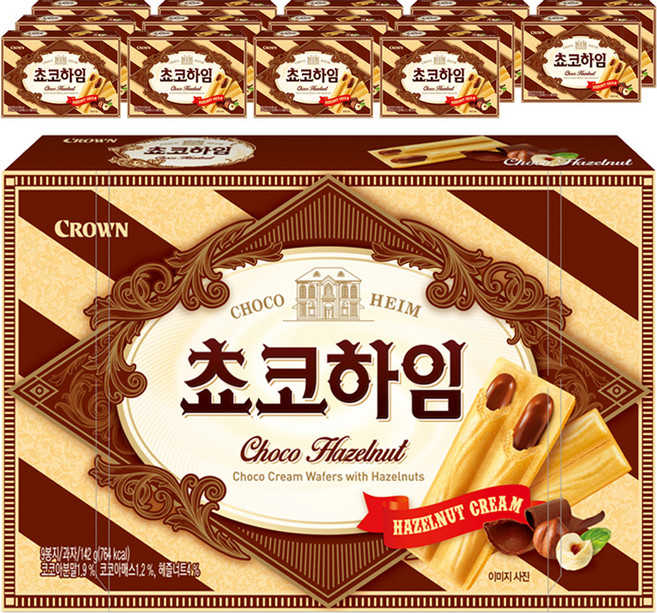 크라운 쵸코 하임, 142g, 15개