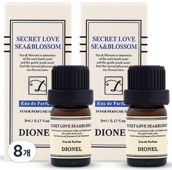 DIONEL Secret Love 花漾年華 女性私密處清潔液, 5ml, 8個