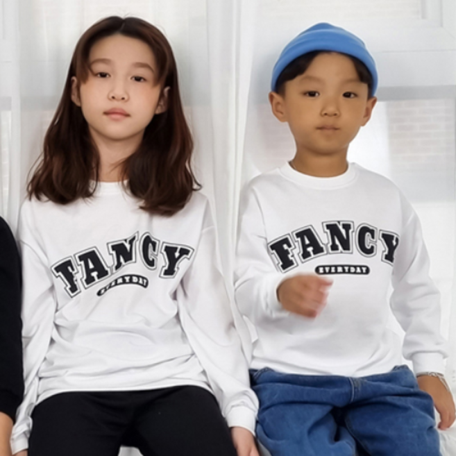 EVERYDAY FANCY 兒童寬版大學T 2件組