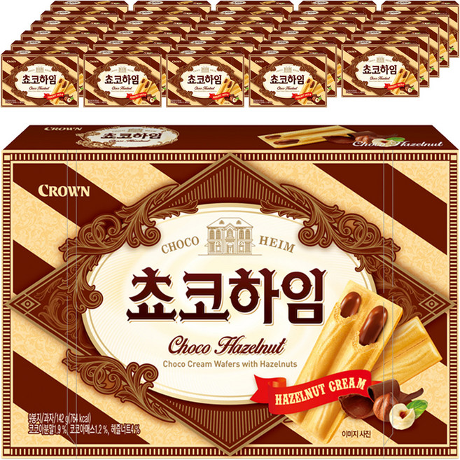 크라운 쵸코 하임, 142g, 30개