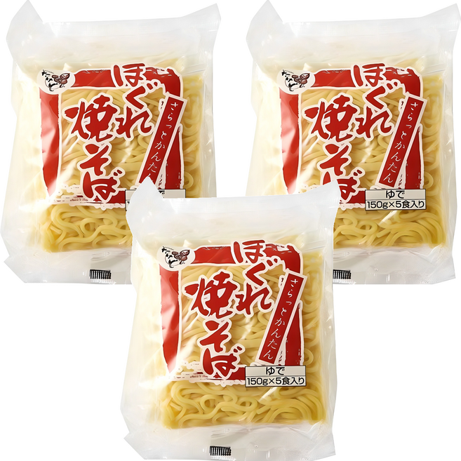 호구레 야끼소바면, 750g, 3개