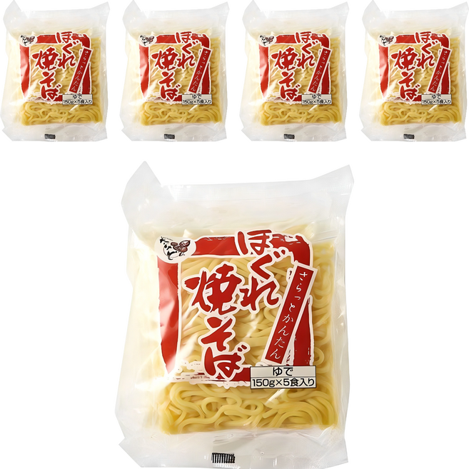 호구레 야끼소바면, 750g, 5개