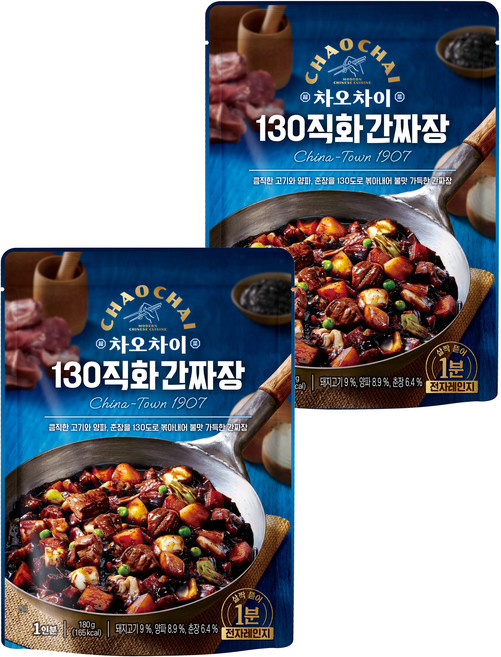 차오차이 130 직화 간짜장, 180g, 2개