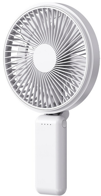 홈플래닛 접이식 빅팬 휴대용 손 선풍기, 화이트, F61