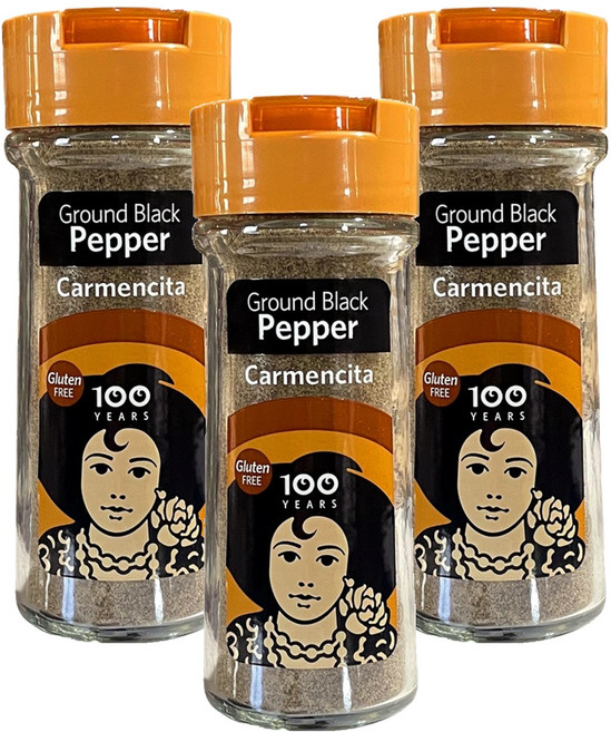 카르멘시타 흑후추 분말, 52g, 3개