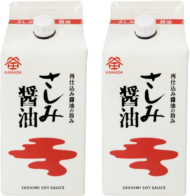 KAMADA 鎌田 生魚片醬油, 200ml, 2瓶