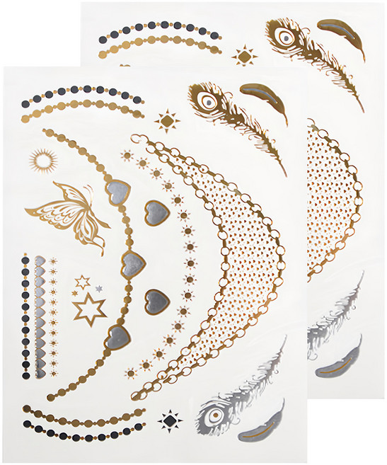 THE ONE UNITED 歐美時尚金屬感紋身貼 大, 2 黛安娜, 2張