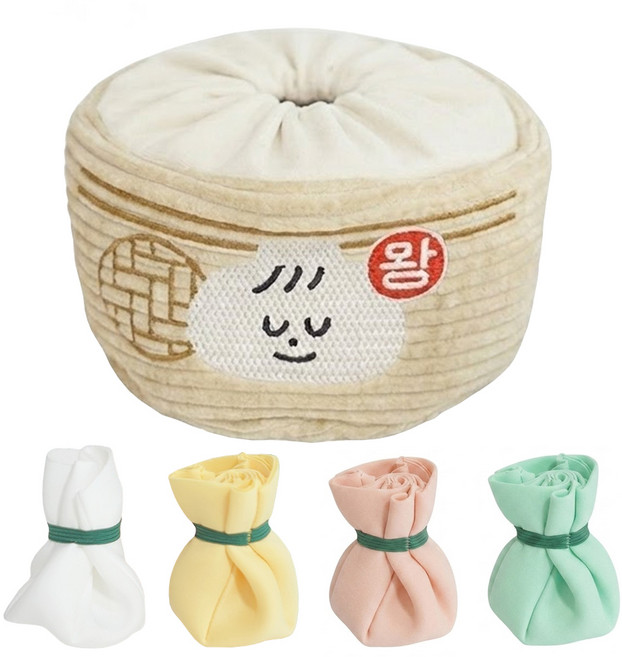 dingdog 國王餃子嗅聞玩具, 小饅頭, 1個