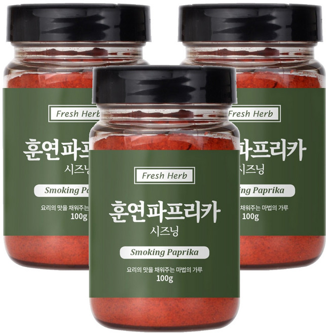 신선약초 훈연 파프리카 시즈닝, 3개, 100g