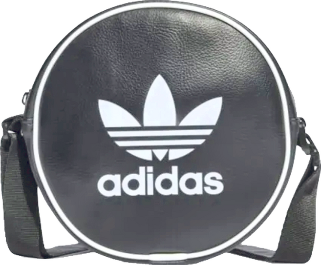 adidas 愛迪達 側背包 AC ROUND BAG 1個, 黑色