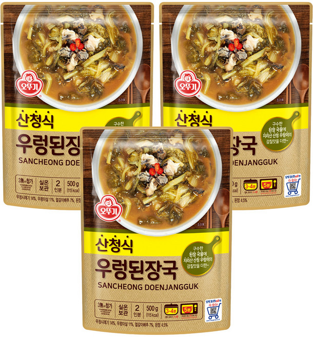 OTOKI 不倒翁 山清風味田螺大醬湯調理包, 500g, 3包