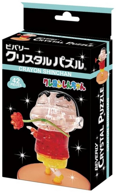 BEVERLY 透明立體拼圖 17.5 x 9.5 x 4.8cm 7歲以上, 42片, 蠟筆小新, 1個