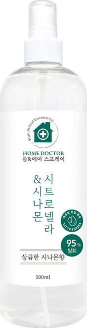 THE HERB SHOP Home Doctor 室內&空氣噴霧 香茅&肉桂, 1個, 500ml