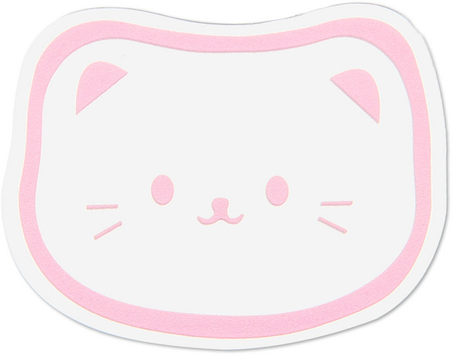 구스페리 동물 미러 톡, 08 핑크야옹이, 1개