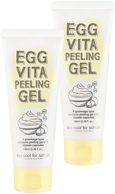 투쿨포스쿨 에그 비타 필링 젤, 2개, 100g