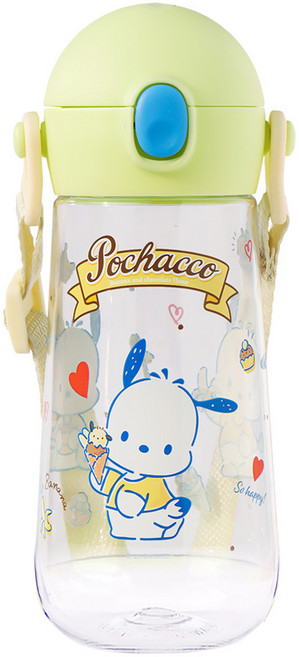 릴팡 더보틀 원터치 어깨끈 트라이탄 물통, 포차코, 470ml, 1개