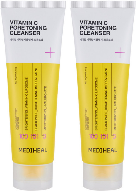 메디힐 모공토닝 클렌징폼, 120ml, 2개