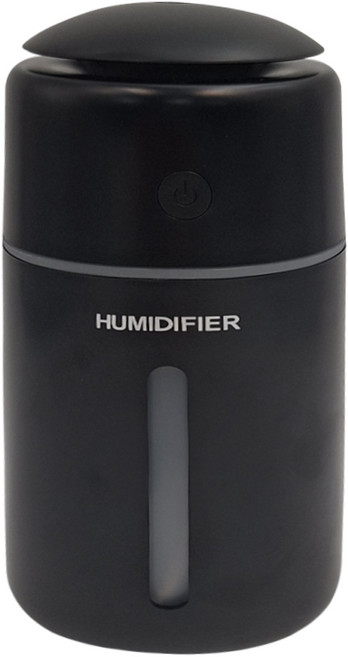 無線加濕器 充電款 77 x 77 x 165mm 350ml, BH187-3, 黑色