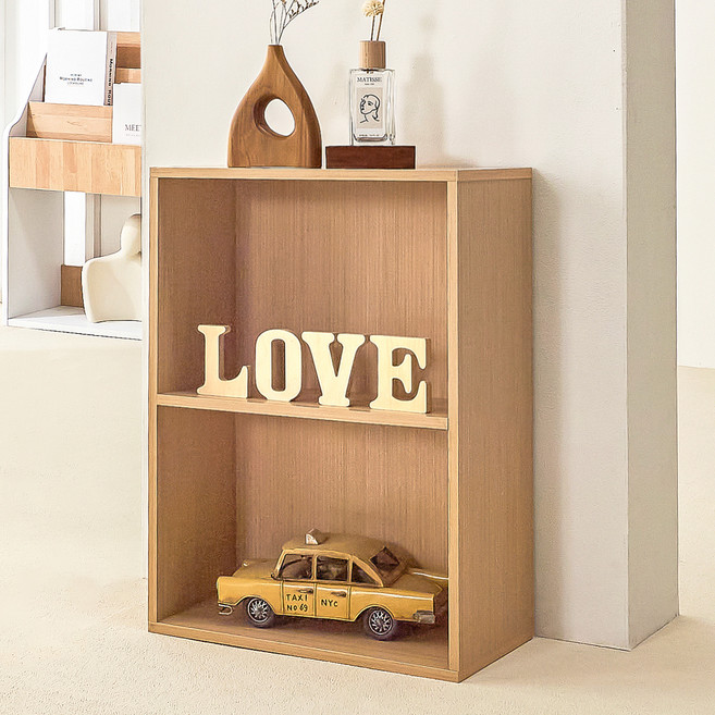 양지가구 공간박스 500 책장, 원색, 2단