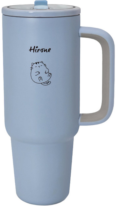 Hirone 304密封冰壩杯, 霧海藍, 1個, 1.2L